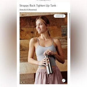 Free People Strappy Tank